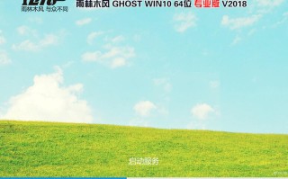 雨林木风GHOST WIN10 64位 专业版 V2018.08（1803版）
