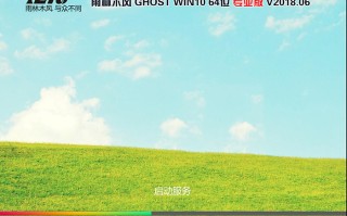 雨林木风GHOST WIN10 1803 64位 专业版 V2018.06（永久激活）