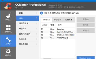 CCleaner Professional 6.41 中文绿色增强版