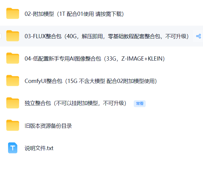 comfyui-整合包大集合，包含z-image,音乐整合包，音频专用整合包-第1张图片-力界网