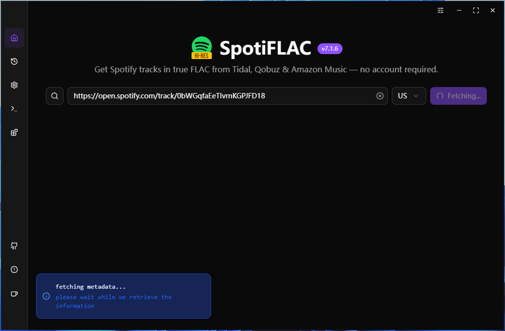 SpotiFLAC v7.1.9 Spotify无损音乐下载工具绿色便携版-第2张图片-力界网