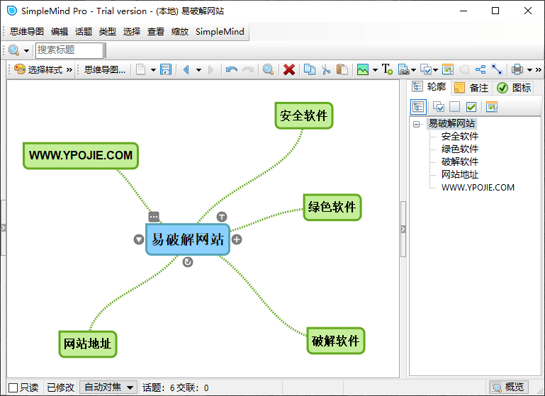 SimpleMind Pro v2.9.0.6625 思维导图软件绿色便携版-第2张图片-力界网 SimpleMind Pro v2.9.0.6625 思维导图软件绿色便携版-第2张图片-力界网