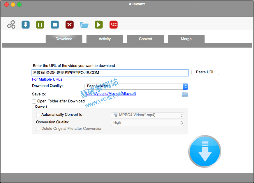 Allavsoft for Mac v3.25.8.8588 苹果在线视频下载软件-第2张图片-力界网 Allavsoft for Mac v3.25.8.8588 苹果在线视频下载软件-第2张图片-力界网
