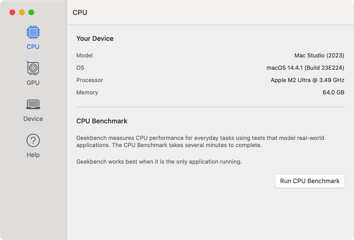 Geekbench 6 Mac版 专业跑分工具-第2张图片-力界网