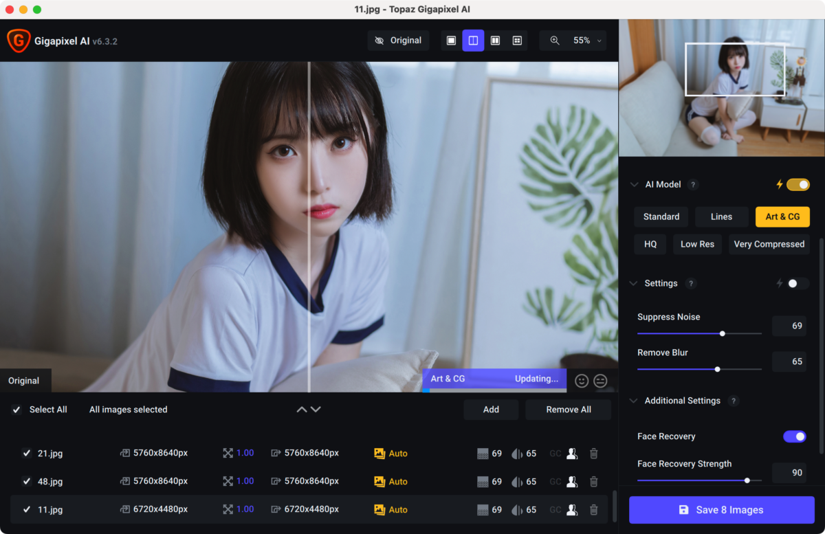 Topaz Gigapixel AI Mac版 AI无损放大照片600%-第3张图片-力界网