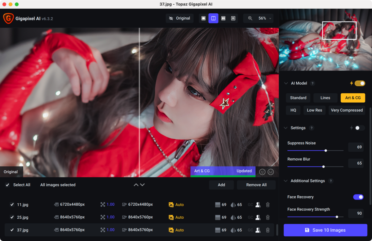 Topaz Gigapixel AI Mac版 AI无损放大照片600%-第5张图片-力界网