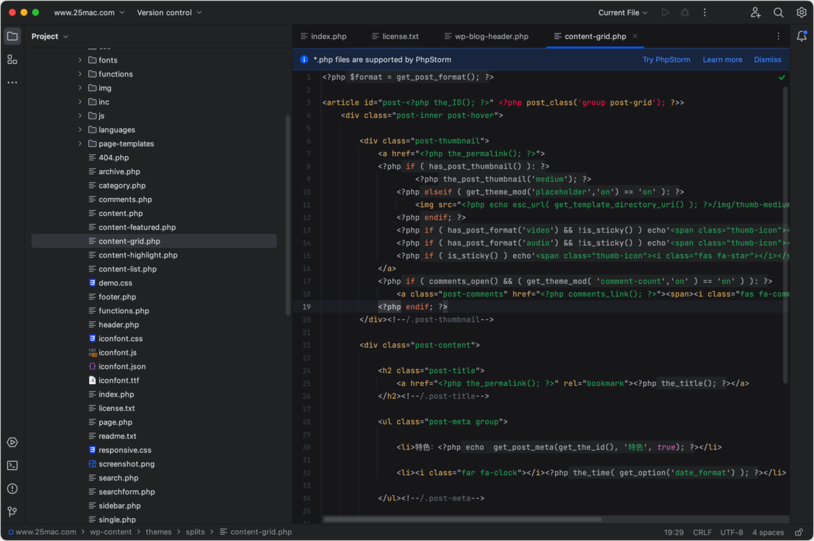 Jetbrains Webstorm Mac版 JS/HTML/CSS开发工具-第5张图片-力界网