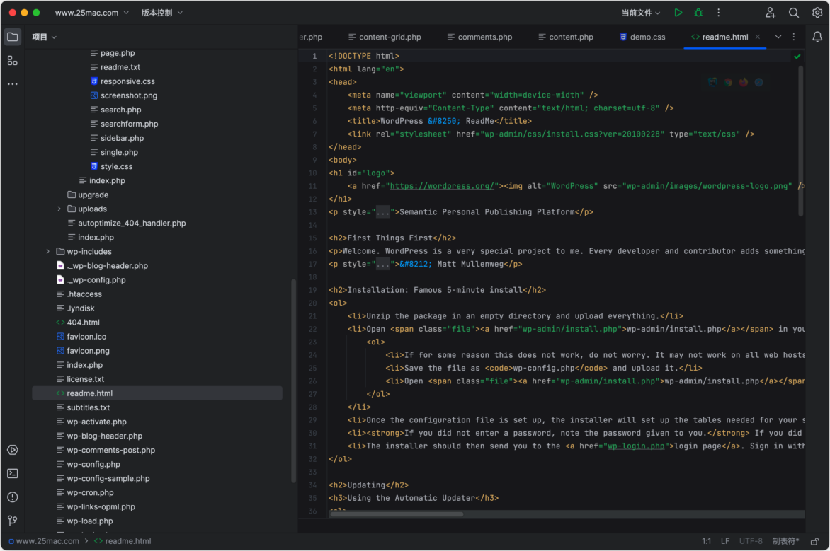 Jetbrains Webstorm Mac版 JS/HTML/CSS开发工具-第6张图片-力界网