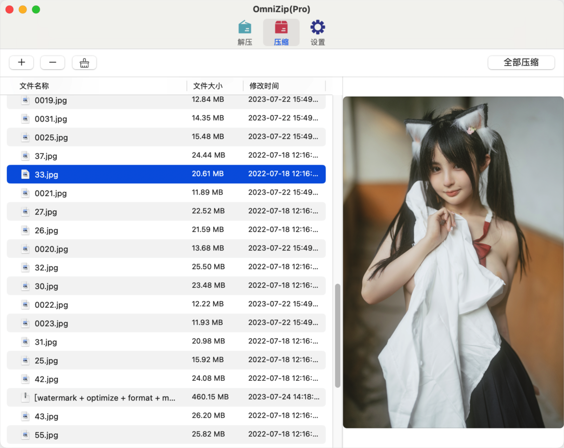 OmniZip Mac版 一款全能解压缩工具-第6张图片-力界网