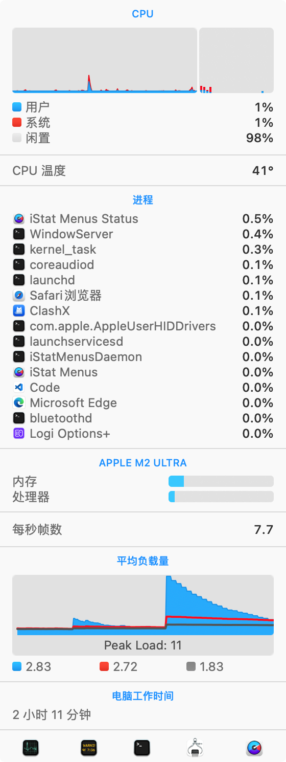 iStat Menus 中文简体版 实时监控您的 Mac-第6张图片-力界网