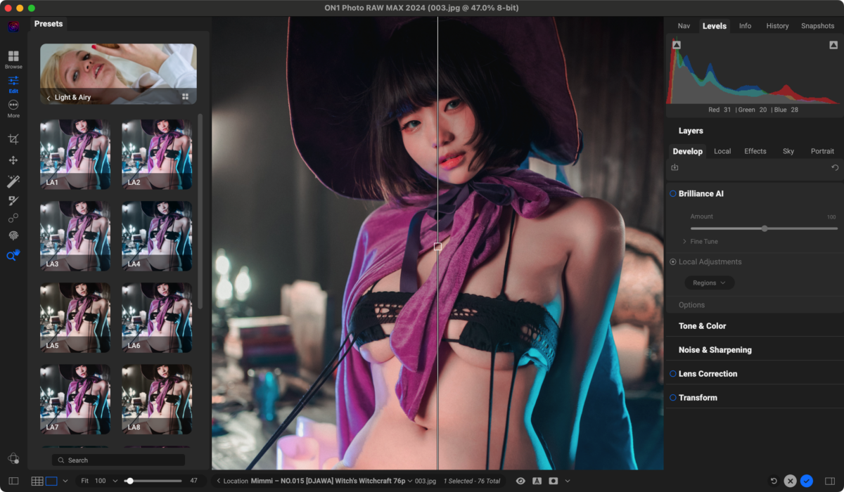 ON1 Photo RAW MAX 2024 Mac版 后期图像处理工具-第4张图片-力界网