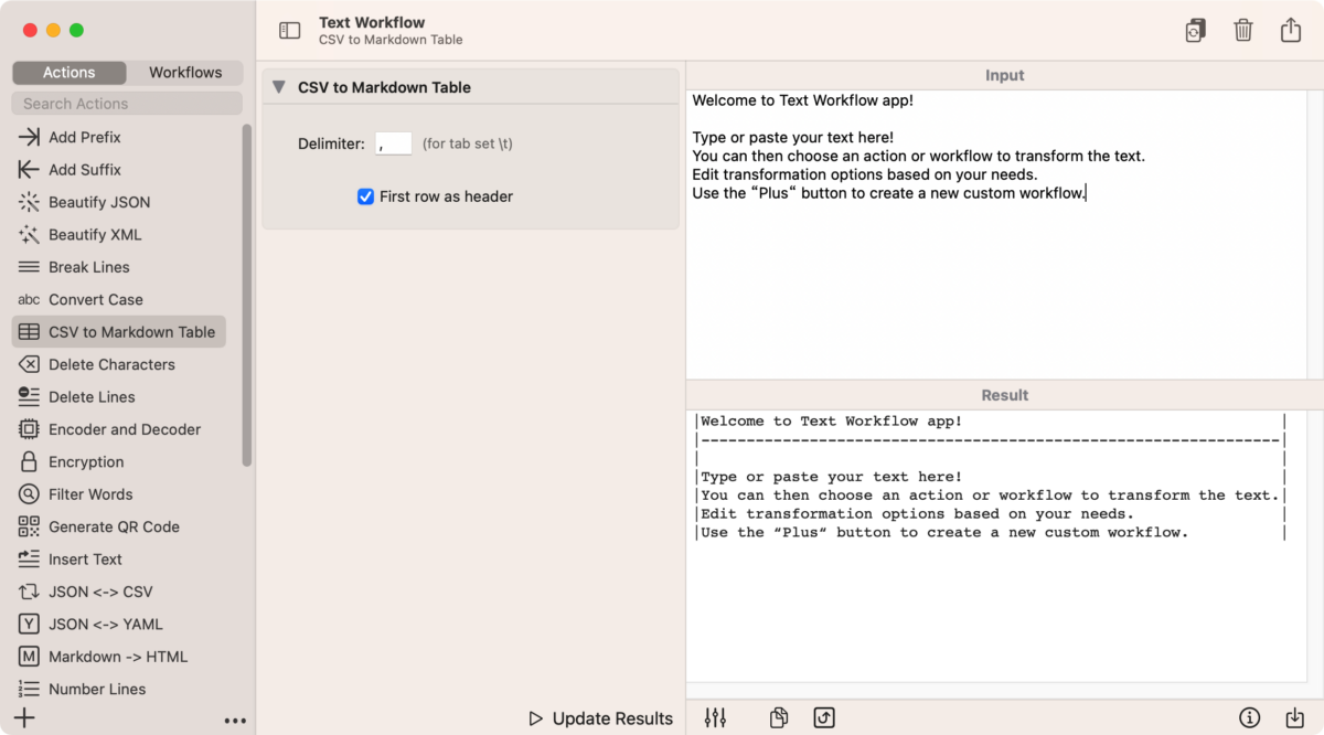 Text Workflow Mac版 文本内容处理工具-第2张图片-力界网
