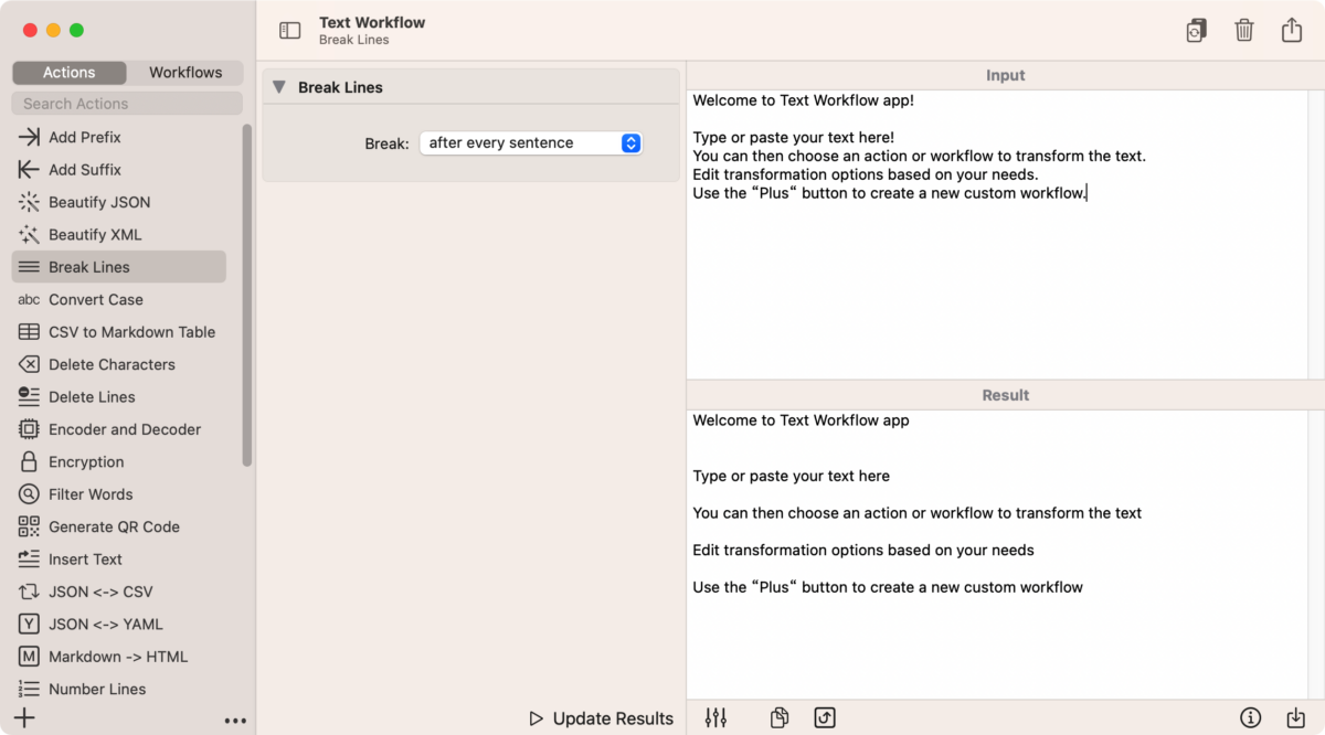 Text Workflow Mac版 文本内容处理工具-第3张图片-力界网