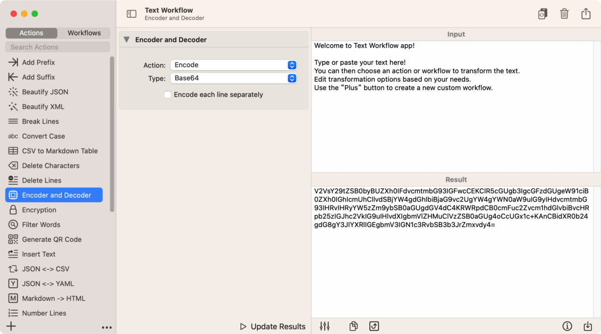 Text Workflow Mac版 文本内容处理工具-第5张图片-力界网