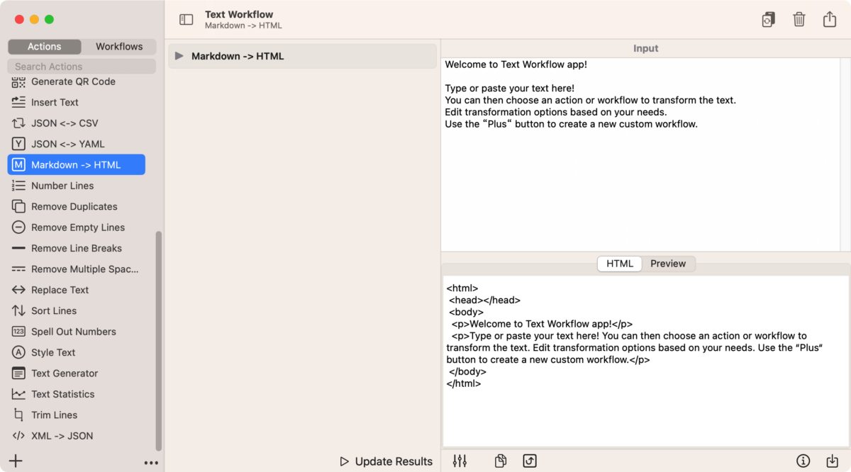 Text Workflow Mac版 文本内容处理工具-第8张图片-力界网