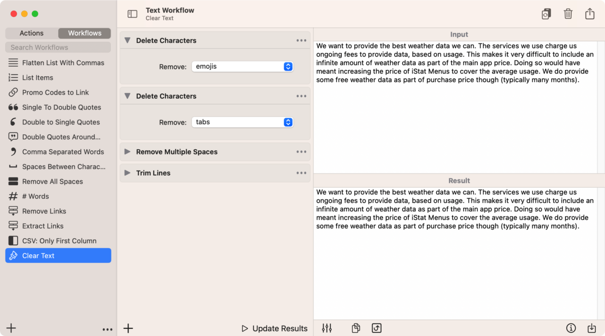Text Workflow Mac版 文本内容处理工具-第9张图片-力界网
