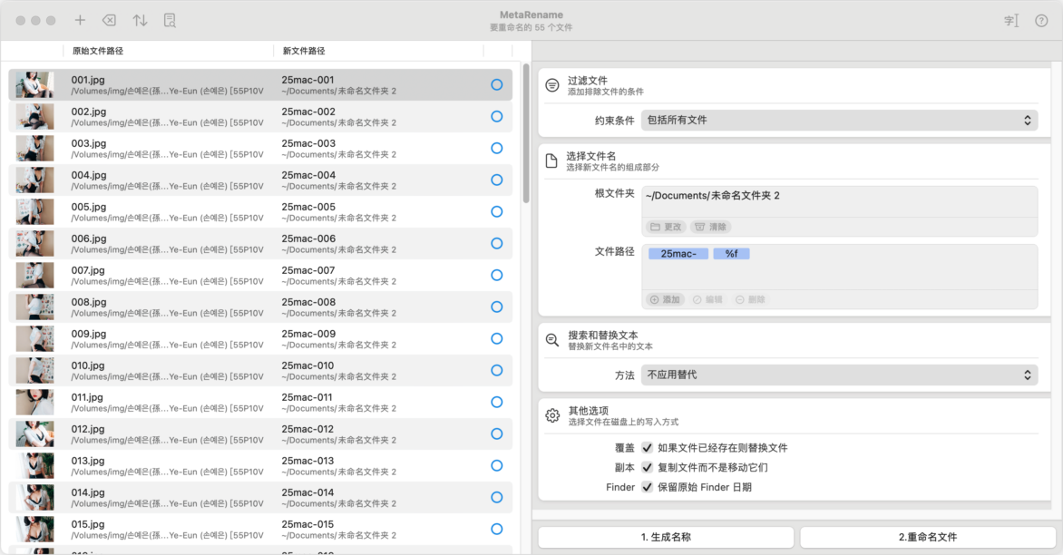MetaRename Mac版 一款文件重命名工具-第5张图片-力界网