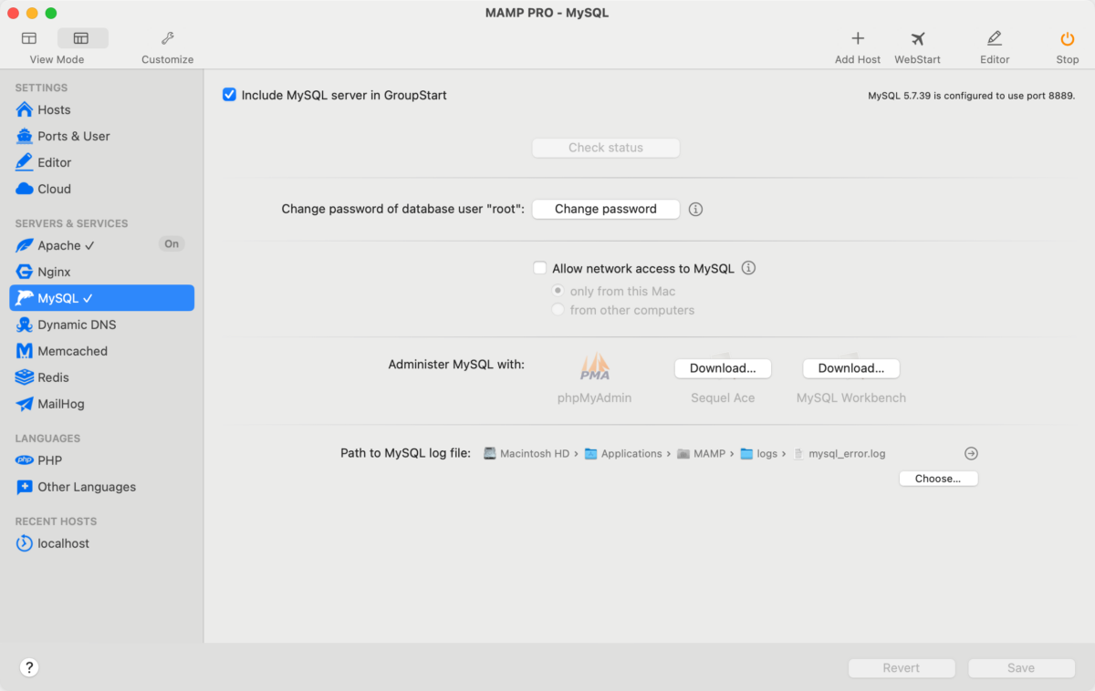 MAMP Pro for Mac版 Web 开发环境-第7张图片-力界网