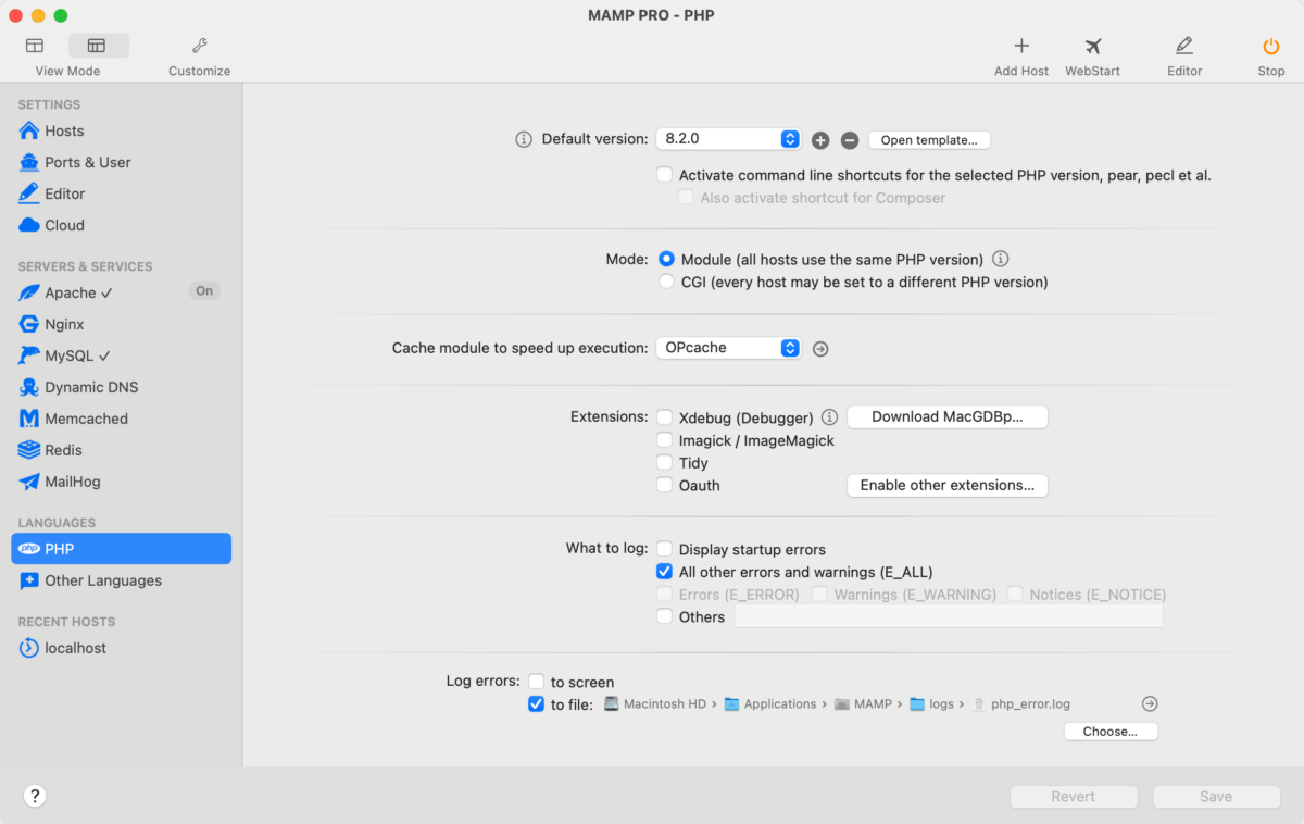 MAMP Pro for Mac版 Web 开发环境-第9张图片-力界网